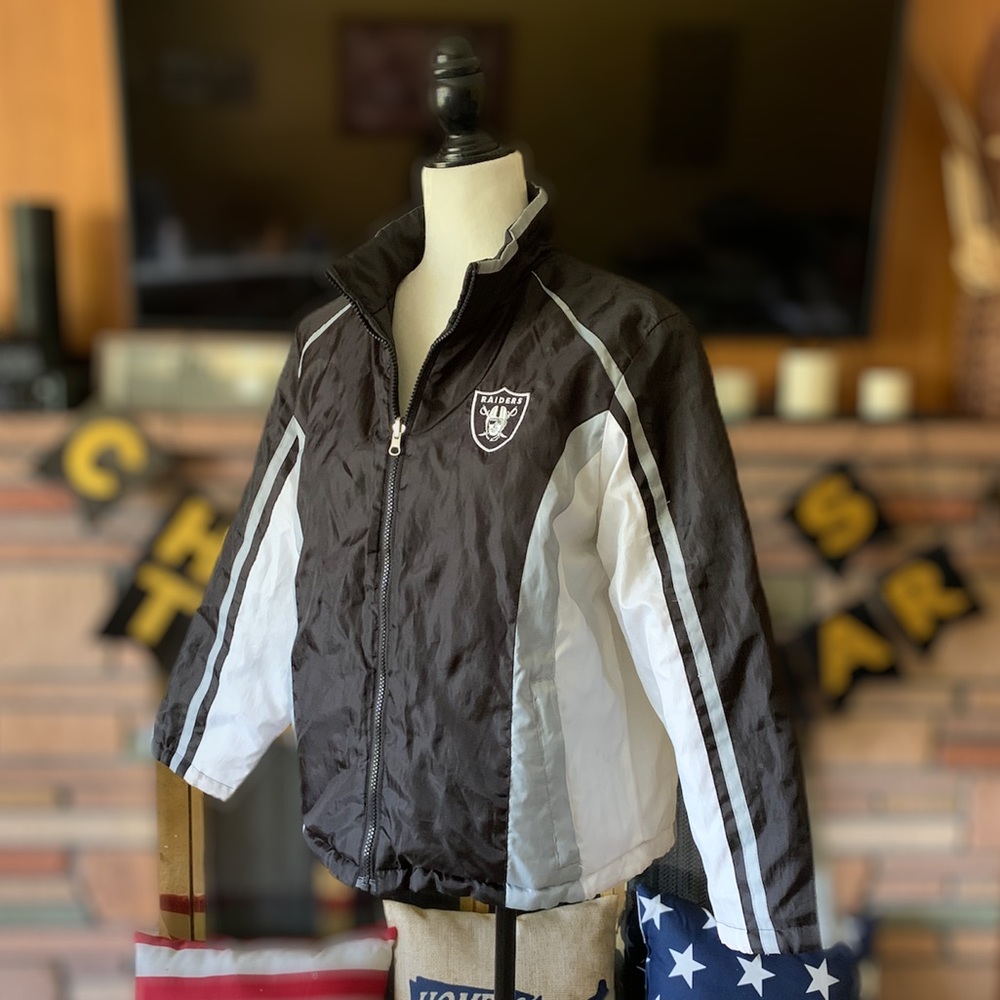 NFL Raiders Reversible Jacket Large